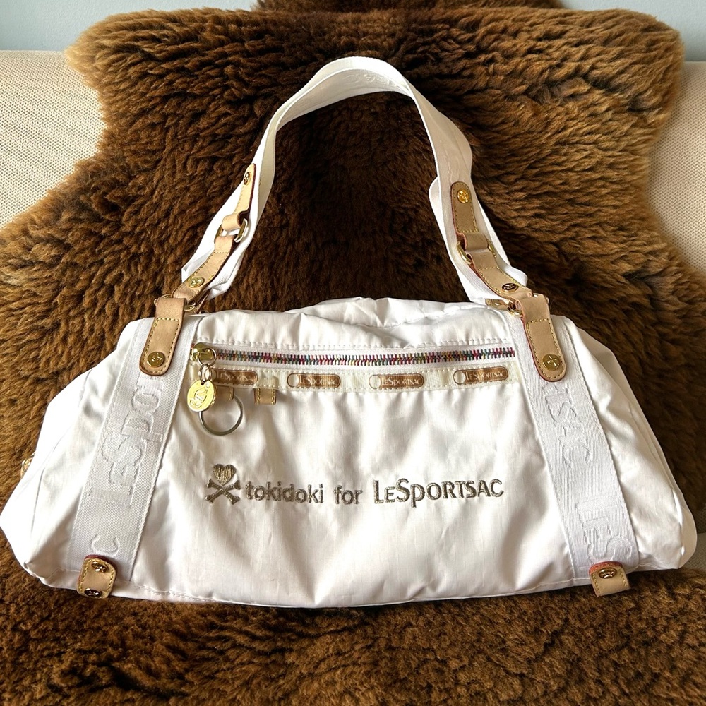 LeSportsac x Tokidoki Gioco White Duffle